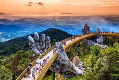 Golden Bridge Da Nang - "virtual living" coordinates that make tourists fascinated