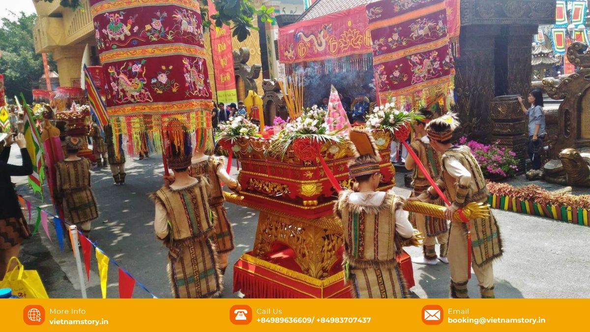 The Hung King Temple Festival, a significant annual celebration, pays homage to these legendary figures, reminding the Vietnamese people of their shared heritage and national unity.