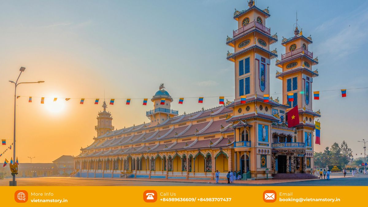 Cao Dai Temple in Tay Ninh, Vietnam