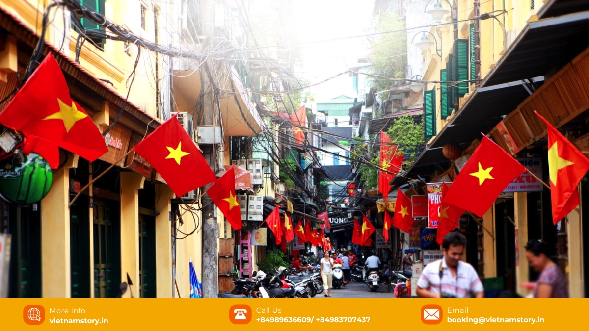 Hanoi is filled with red on Independence Day