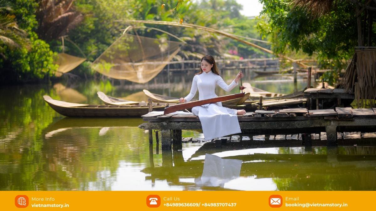 The dan bau is one of the many famous traditional instruments in Vietnam