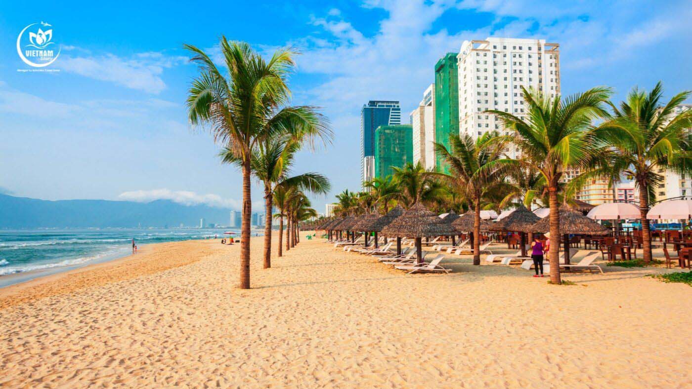 Da Nang is famous for its many beautiful and calm beaches.