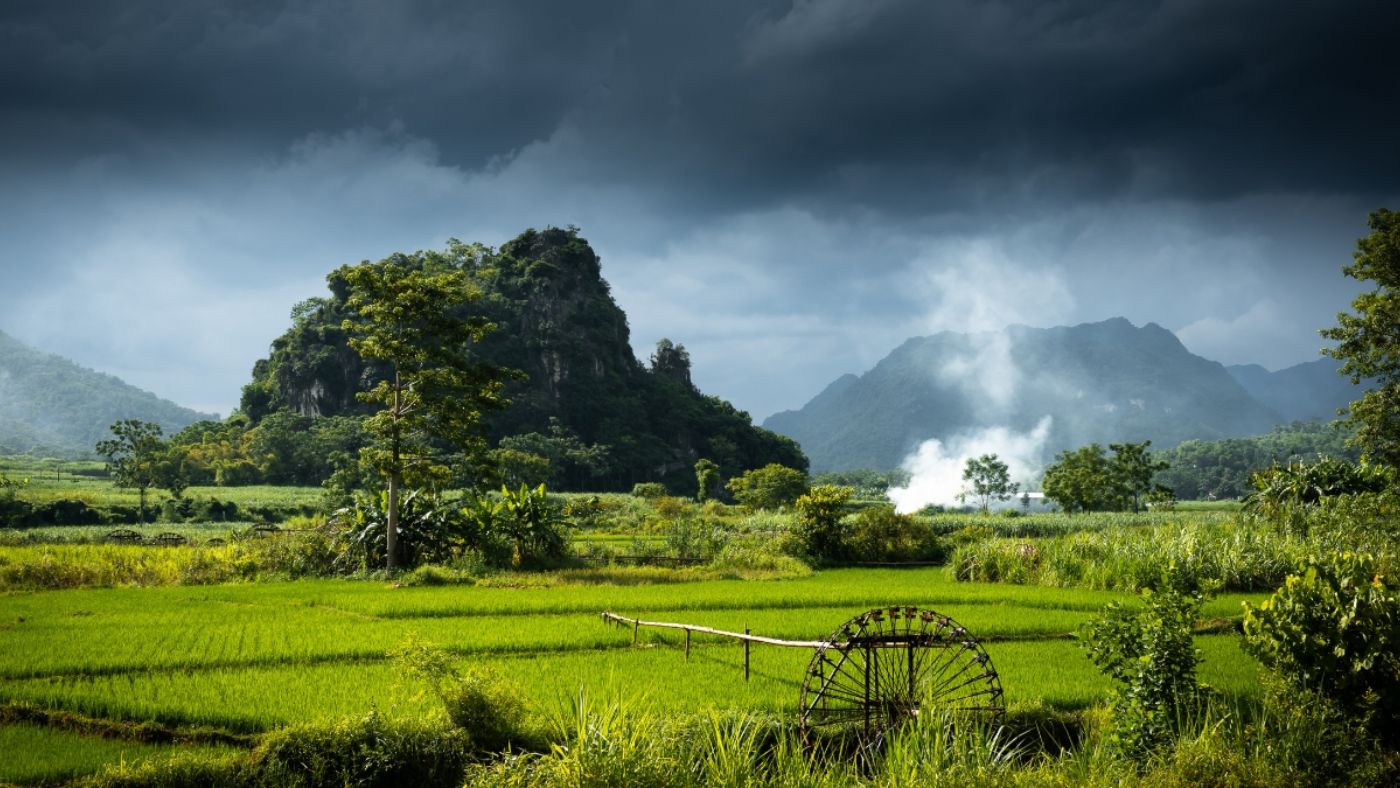 Mai Chau is a small village, and getting around is easy