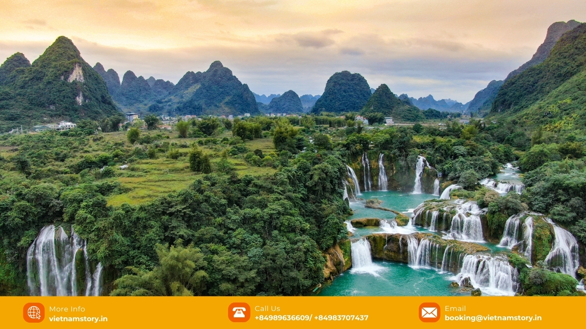 Ban Gioc is one of Vietnam's best known beautiful waterfalls in Vietnam