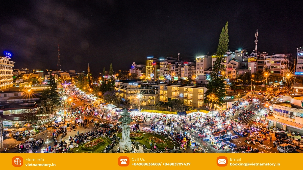 Da Lat Night Market in Vietnam - A dynamic after-dark hotspot