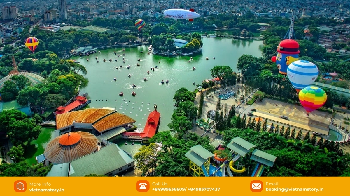 Dam Sen Water Park is a favorite place for family outings in Ho Chi Minh City 