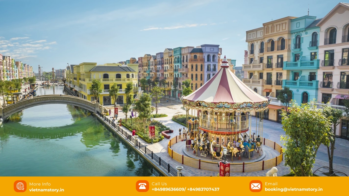 Grand World is an enticing new tourist destination near Hanoi, boasting a large scale with a diverse range of activities for a vibrant experience.