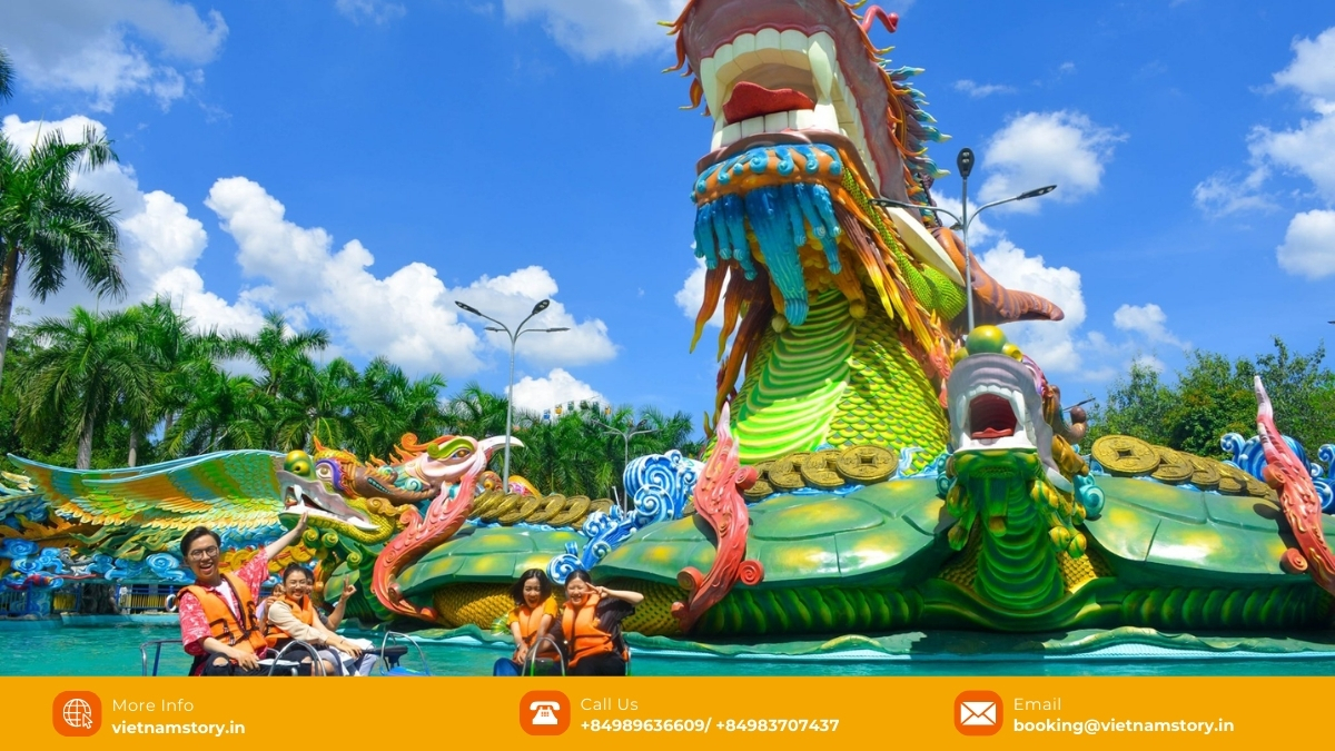 Suoi Tien Theme Park is an ideal destination that blends culture, nature, and entertainment.