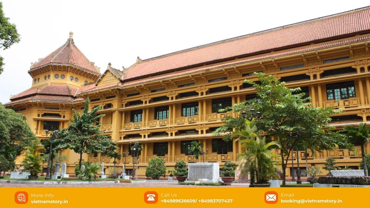 Visitors to Vietnam National Museum of History will be impressed by its French architecture