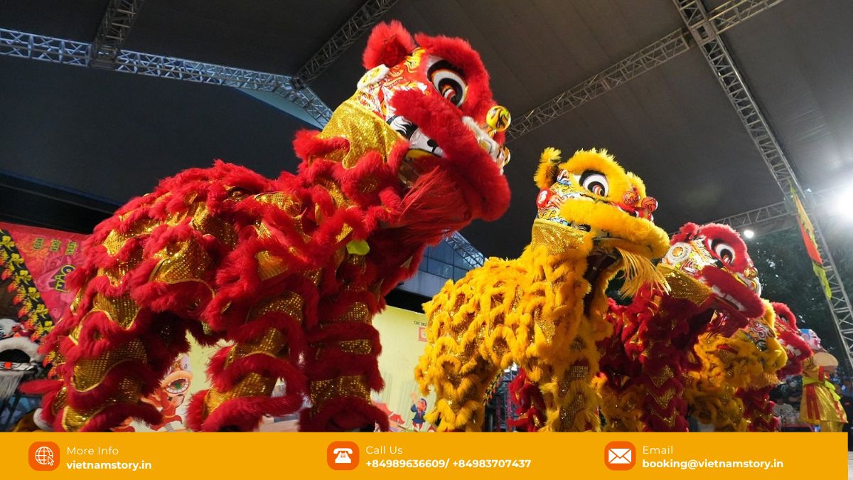 Vietnamese lion dance is a centuries-old cultural tradition in Vietnam