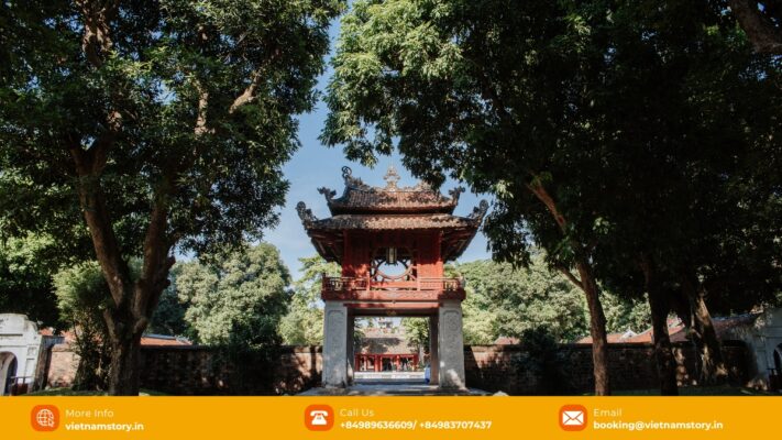The Temple of Literature is the first university of Vietnam