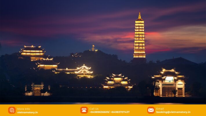 The huge complex of Bai Dinh Pagoda