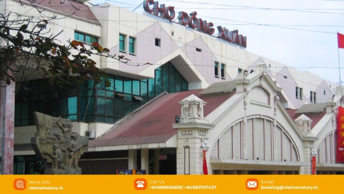 Dong Xuan Market is a not-to-be-missed attraction for many tourists