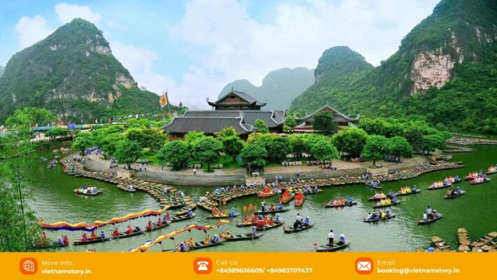 Temples at Hoa Lu Ancient Capital in Ninh Binh