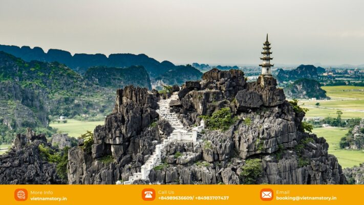Hang Mua viewpoint over the Tam Coc landscape in Ninh Binh