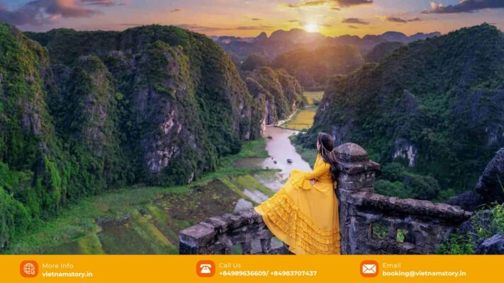 Viewpoint climb at Mua Cave overlooking the Ninh Binh landscape