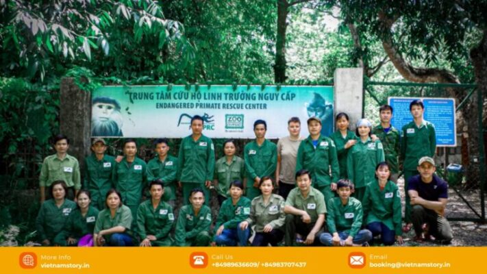 Endangered Primate Rescue Center inside Cuc Phuong National Park