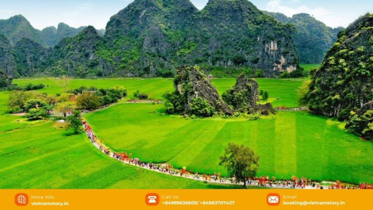 Thai Vi Temple historical site in the Tam Coc area