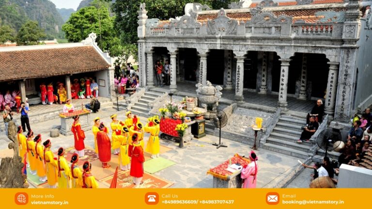 Thai Vi Temple near Tam Coc in Ninh Binh