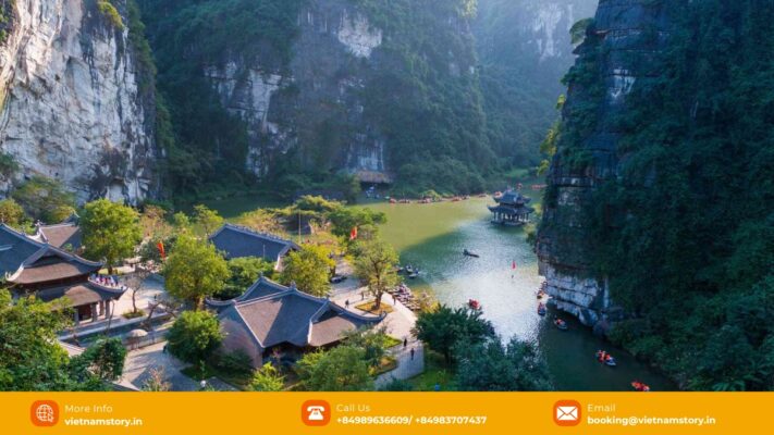 Cultural and historical sites within Trang An Landscape Complex