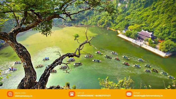 Trang An limestone landscape and waterways in Ninh Binh