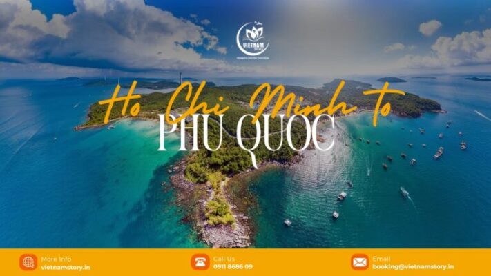 Ho Chi Minh City to Phu Quoc route comparing direct flight and road plus ferry