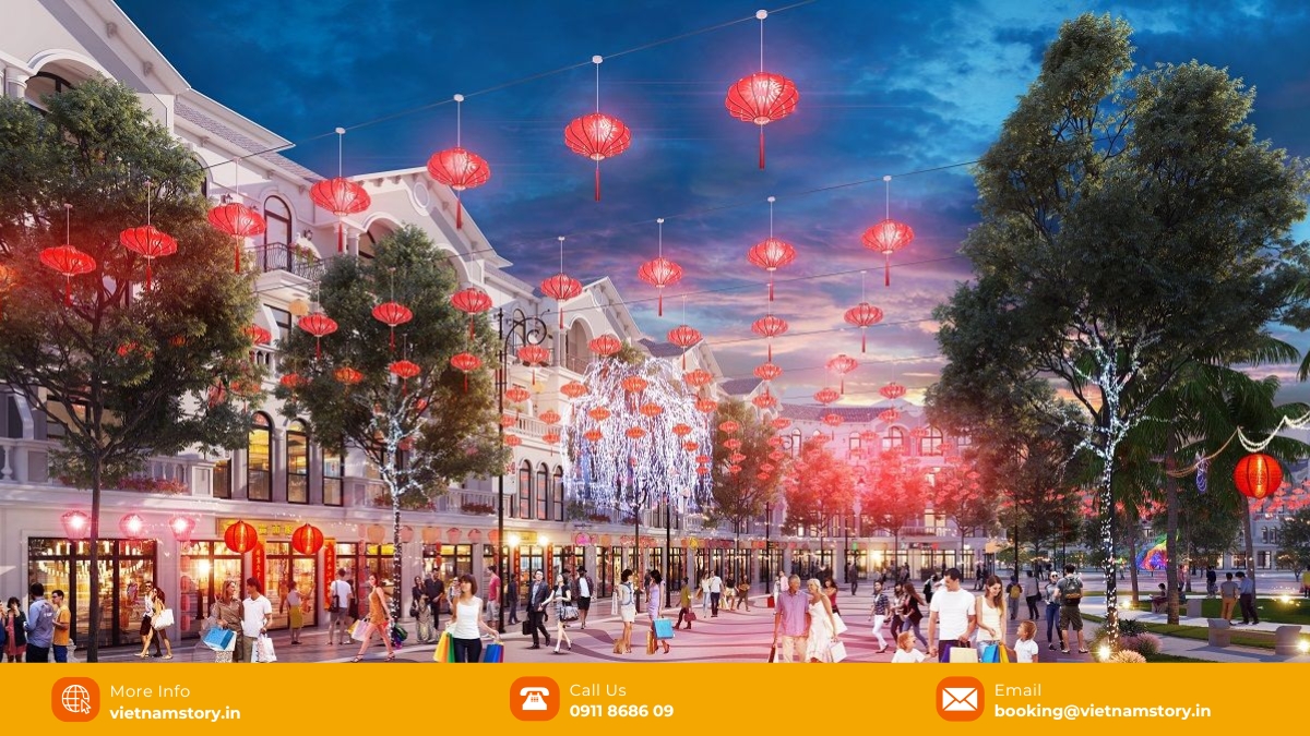 The ultimate guide to Shopping in Phu Quoc: What to buy and where to find it? 7 Grand World Phu Quoc possesses splendid and magnificent architecture inspired by European cities