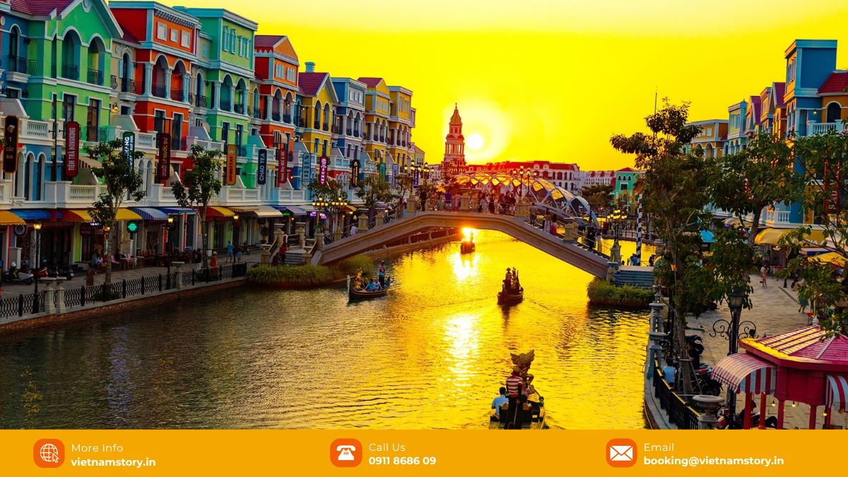 The ultimate guide on What to do at Grand World Phu Quoc 5 Grand World Phu Quoc is brilliantly beautiful in the sunset