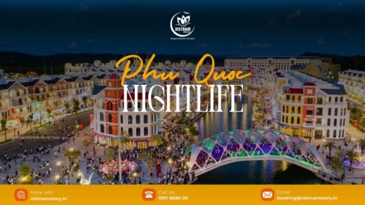 Evening scene in Phu Quoc representing nightlife areas and activities