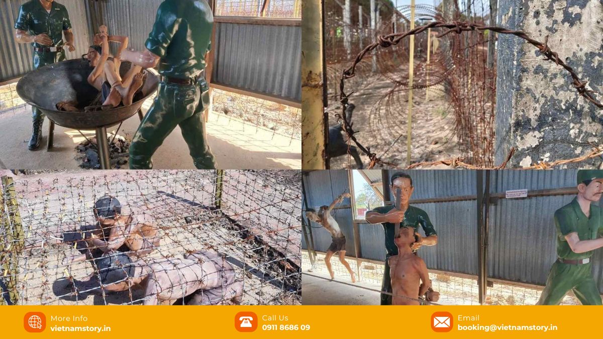 A Coconut Prison Phu Quoc guide: A solemn journey into Vietnam's past 4 Prisoners were forced into very small, restrictive spaces called "tiger cages," where they could barely move
