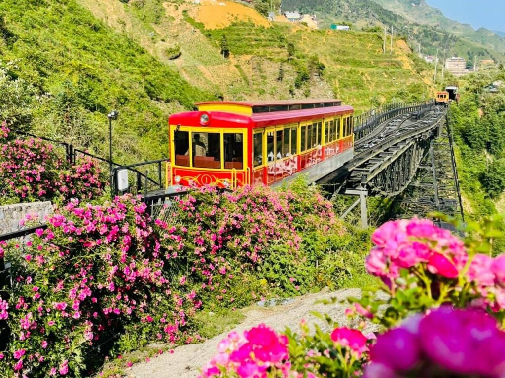 Muong Hoa Valley near Sapa with terraced landscape and village accommodation context