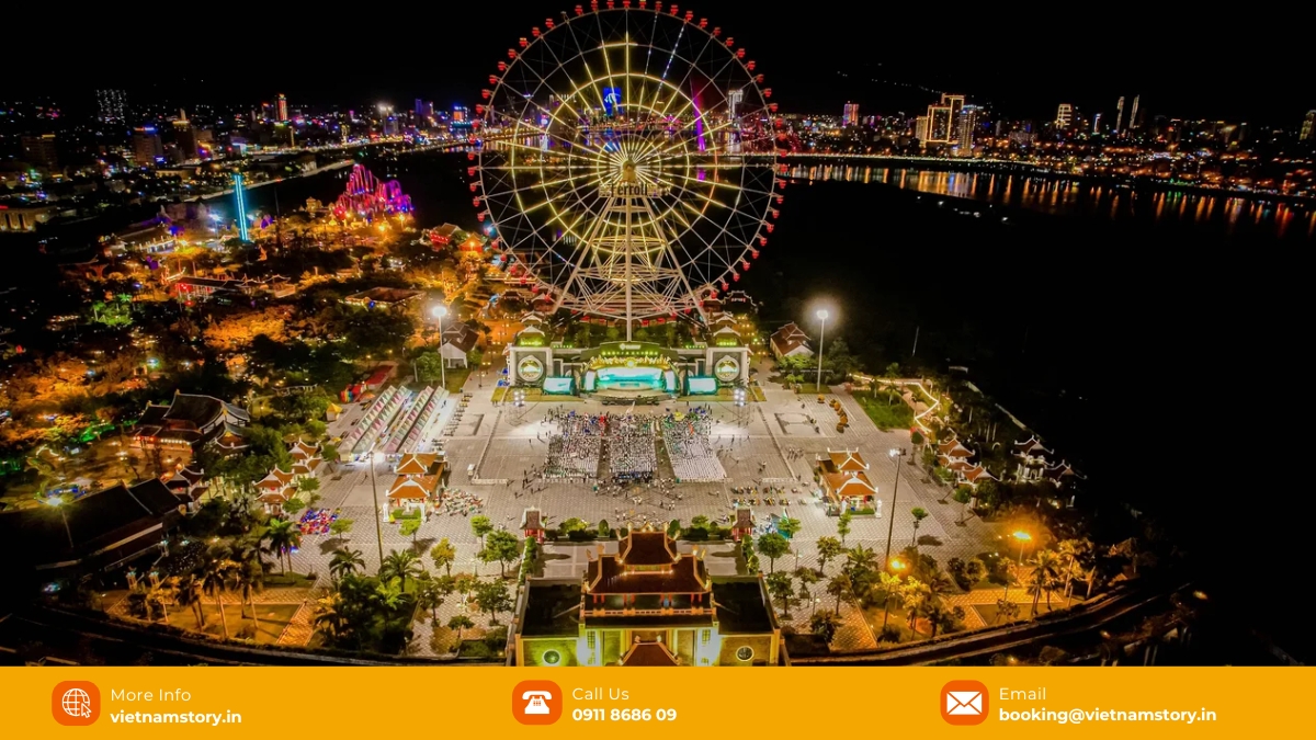 Asia Park & Sun Wheel: Fun guide for Indian families 4 Asia Park at night