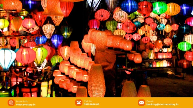 Colourful lanterns displayed at Hoi An Night Market
