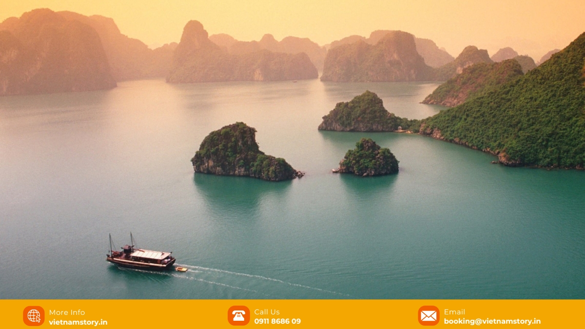 Ba Trai Dao Island: The Hidden Paradise of Lan Ha Bay 4 haped like three peaches, it attracts tourists with its unspoiled natural beauty, fine white sand beaches, and turquoise waters. It is an ideal destination for swimming, kayaking, and exploring the peaceful landscape, less crowded than Ha Long Bay .