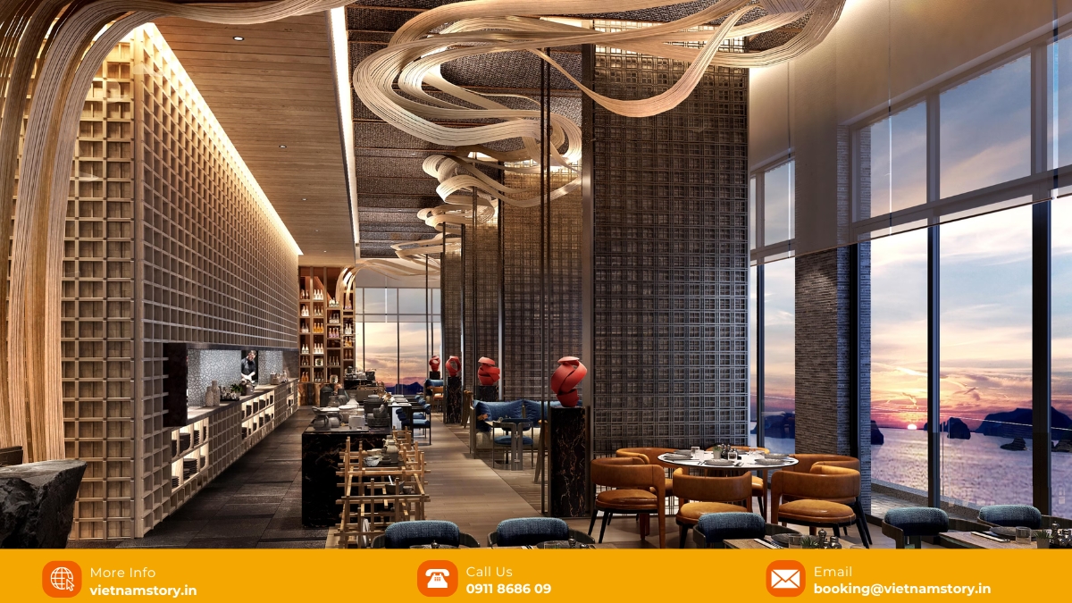 InterContinental Halong Bay Resort: Luxury at the Gateway to a UNESCO World Heritage Site 5 The property features 275 rooms, suites, and private villas, many with bay views or private pools. The design blends Vietnamese heritage with contemporary elegance, incorporating natural elements and colors inspired by the sea and land.