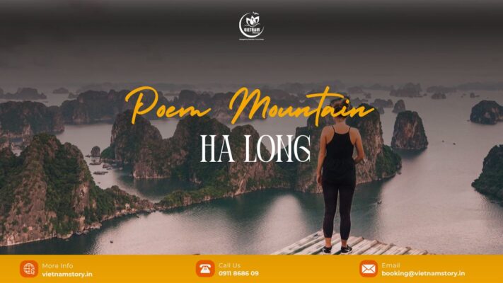 A breathtaking view of Ha Long Bay from Poem Mountain Ha Long