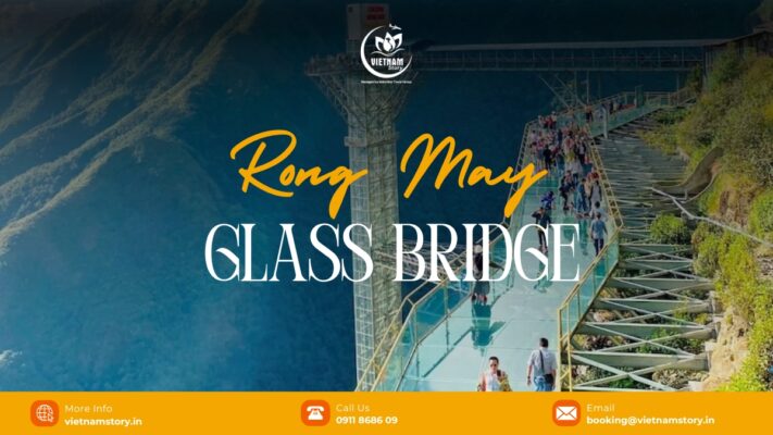 The Rong May Glass Bridge stands as an extraordinary feat of engineering, attracting visitors with its transparent walkway that offers breathtaking panoramic views of the surrounding mountains.