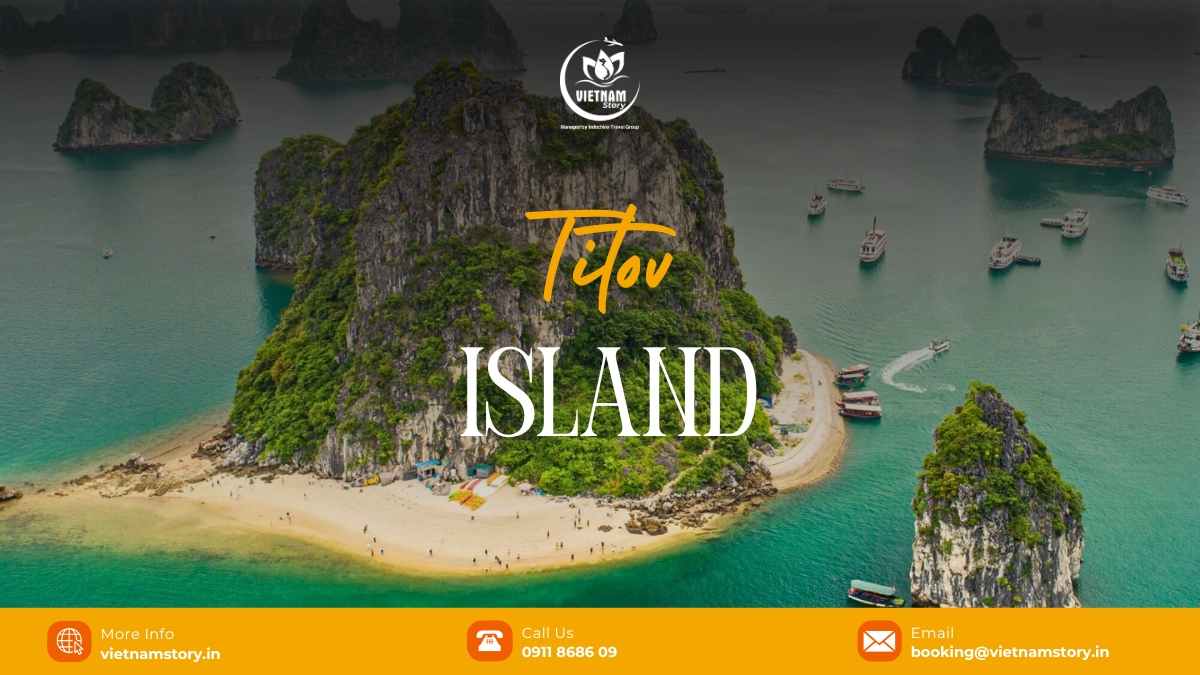 Ti Top Island is one of the smallest islands in Ha Long Bay