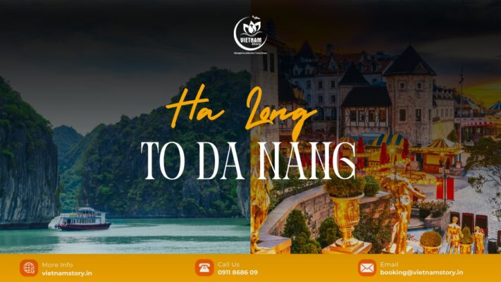 There are many ways to go from Ha Long Bay to Da Nang