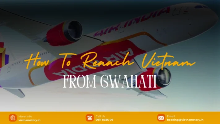 flight how to reach vietnam from guwahati