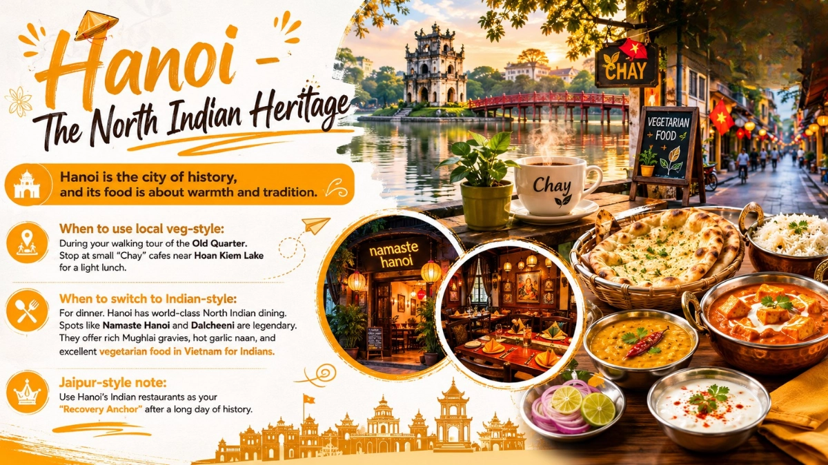 Indian Food, Vegetarian Options And Comfort Tips In Vietnam (For Jaipur Travellers) 3 food indian vegetarian in hanoi