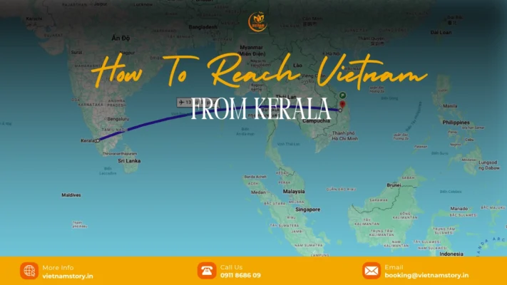 how to reach vietnam from kerala