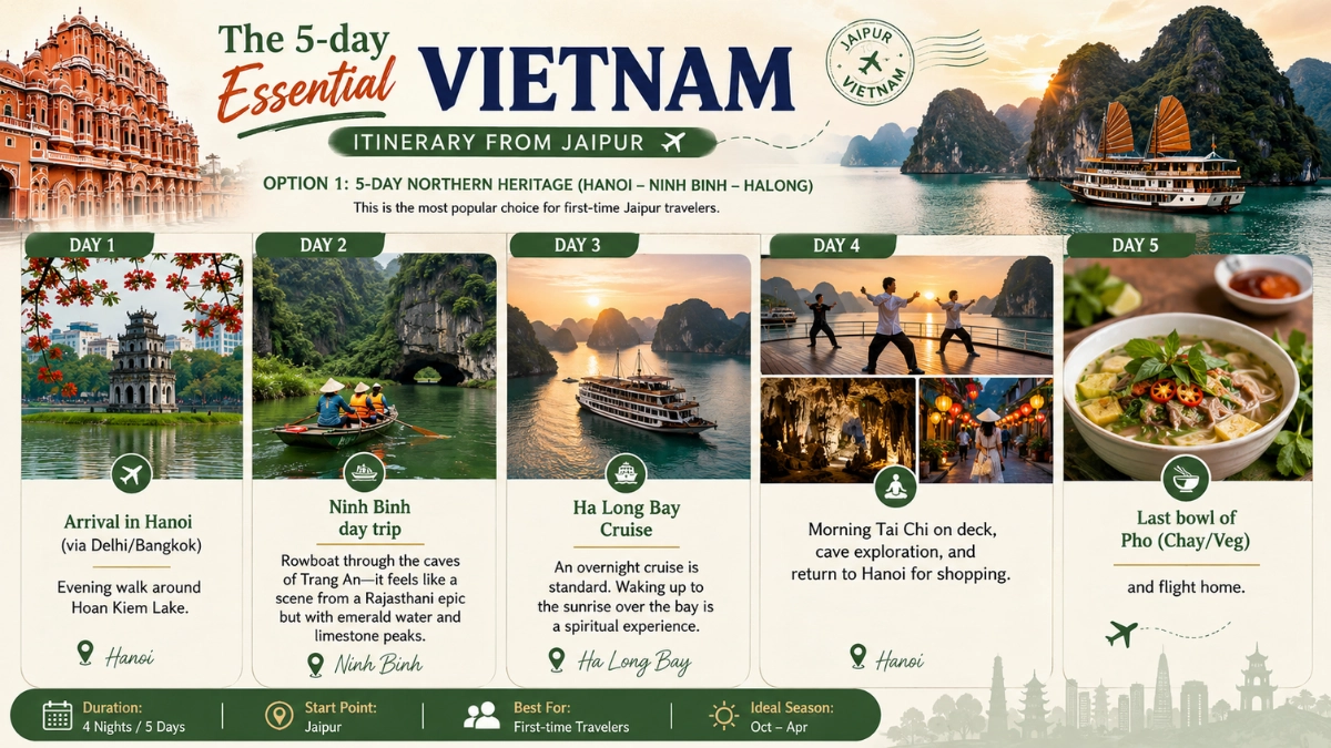 Best Vietnam Itineraries From Jaipur (5–10 Days) 2 the 5 day itinerary from jaipur