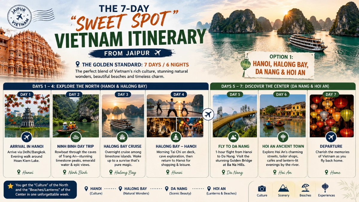 Best Vietnam Itineraries From Jaipur (5–10 Days) 3 the 7 day itinerary from jaipur