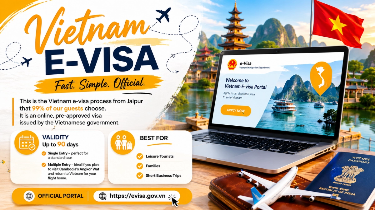 Vietnam Visa And Entry Requirements For Travellers From Jaipur: The Definitive Guide 2 vietnam evisa for jaipur travellers