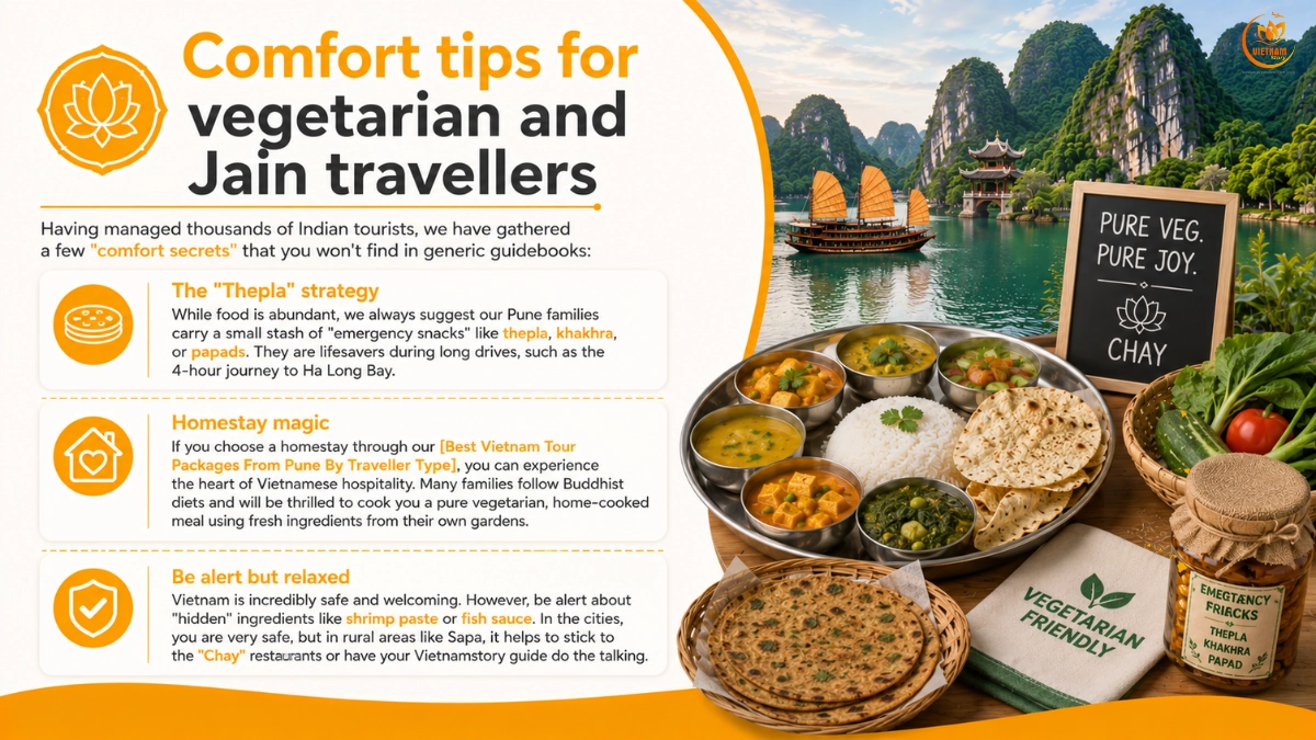 Indian Food, Vegetarian Options, And Comfort Tips In Vietnam (For Pune Travellers) 4 comfort tips for veg and jain travellers