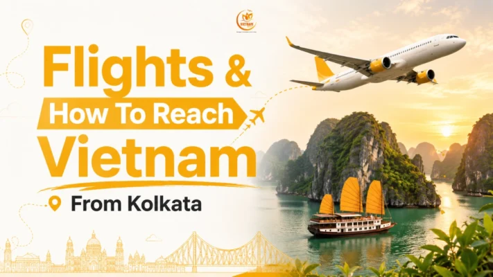 flights and how to reach vietnam from kolkata
