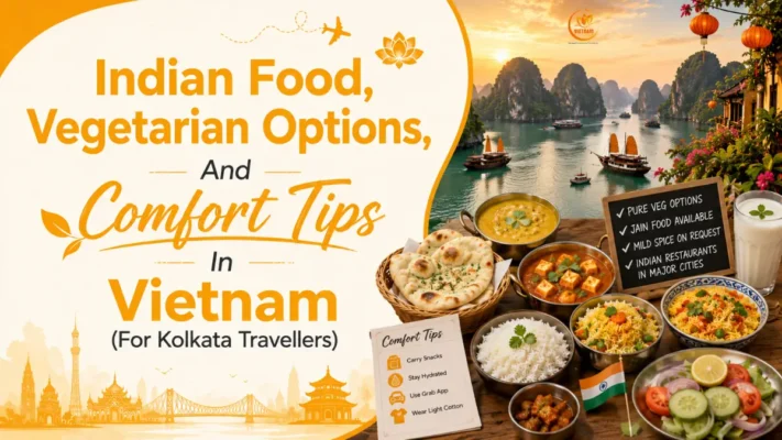 indian food vege options and comfort tips in vietnam for kolkata travellers