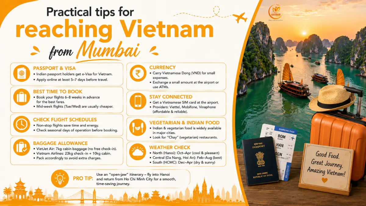 Flights & How To Reach Vietnam From Mumbai: The Definitive Guide 5 pratical tips for reaching vietnam from mumbai