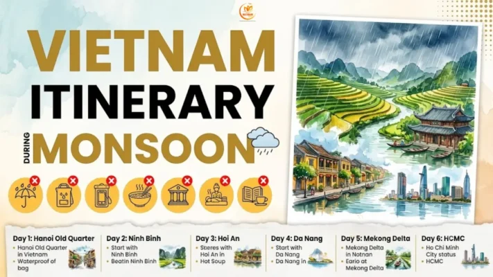 vietnam itinerary during monsoon
